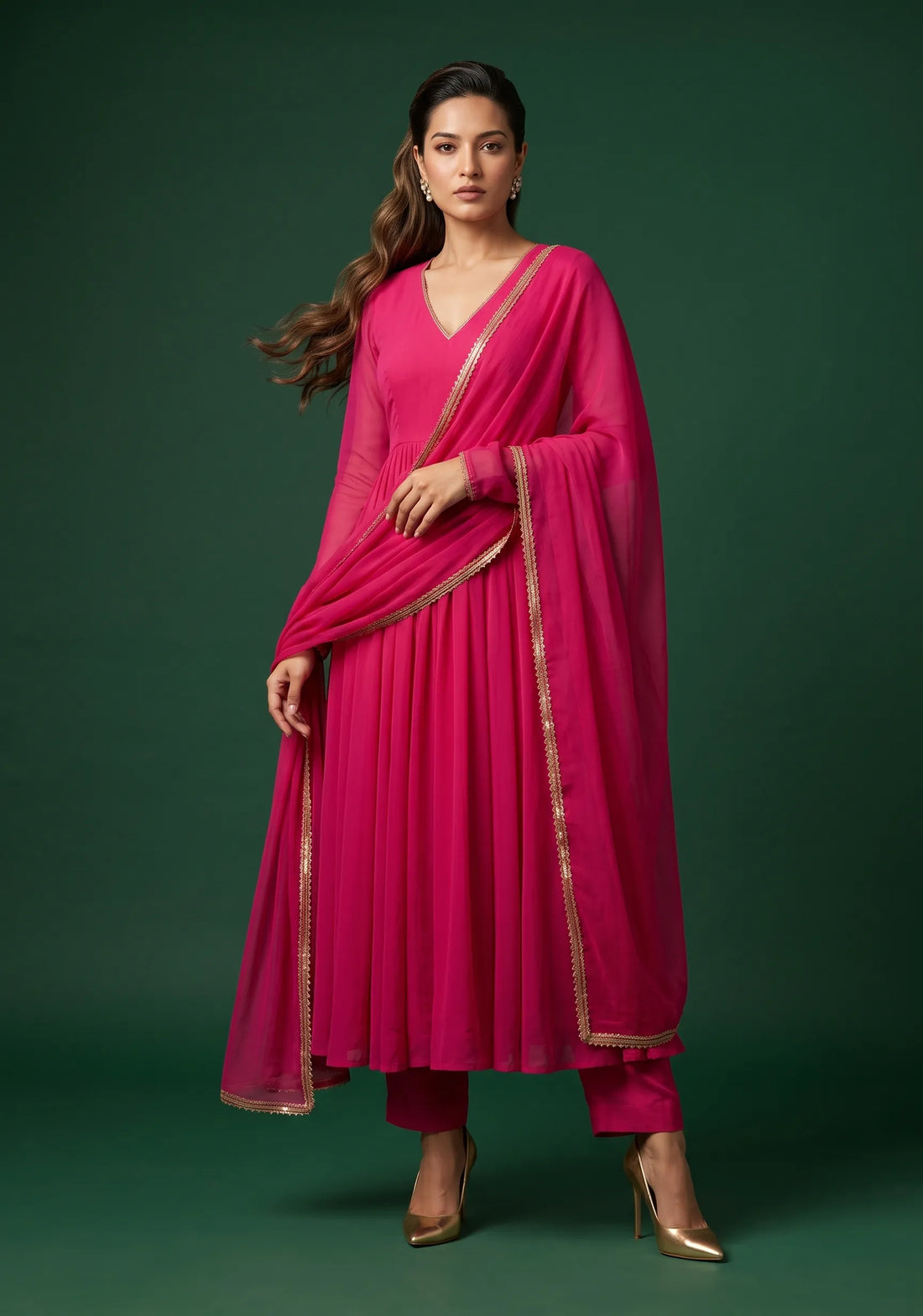 Aarika Fuchsia Suit Set