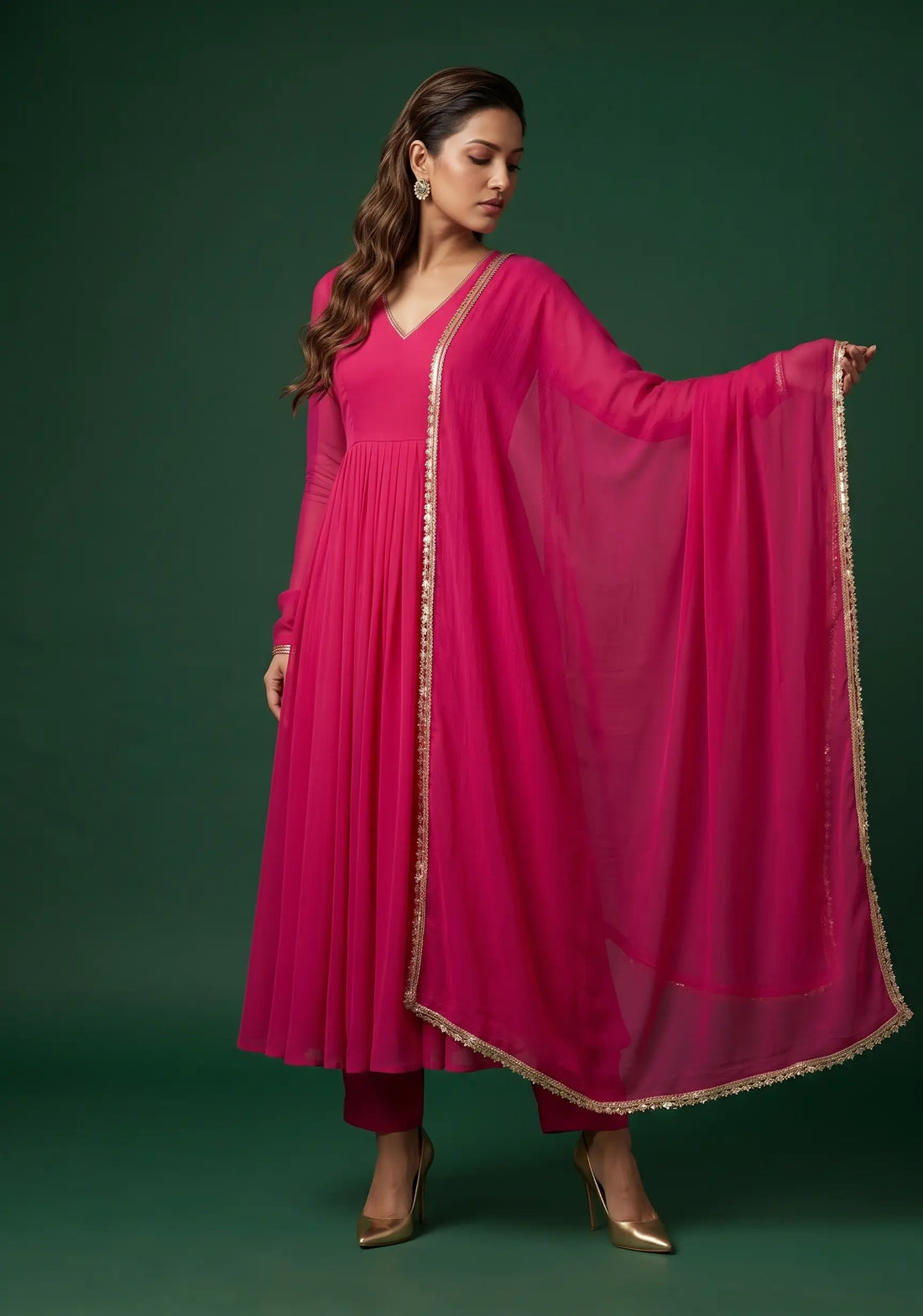 Aarika Fuchsia Suit Set
