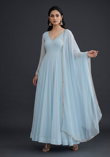 Moonmist Anarkali Suit Set