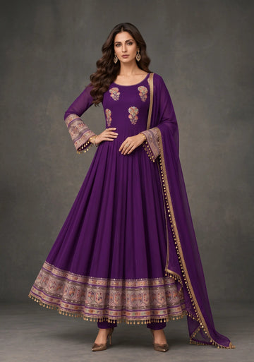 Imperial Plum Suit Set
