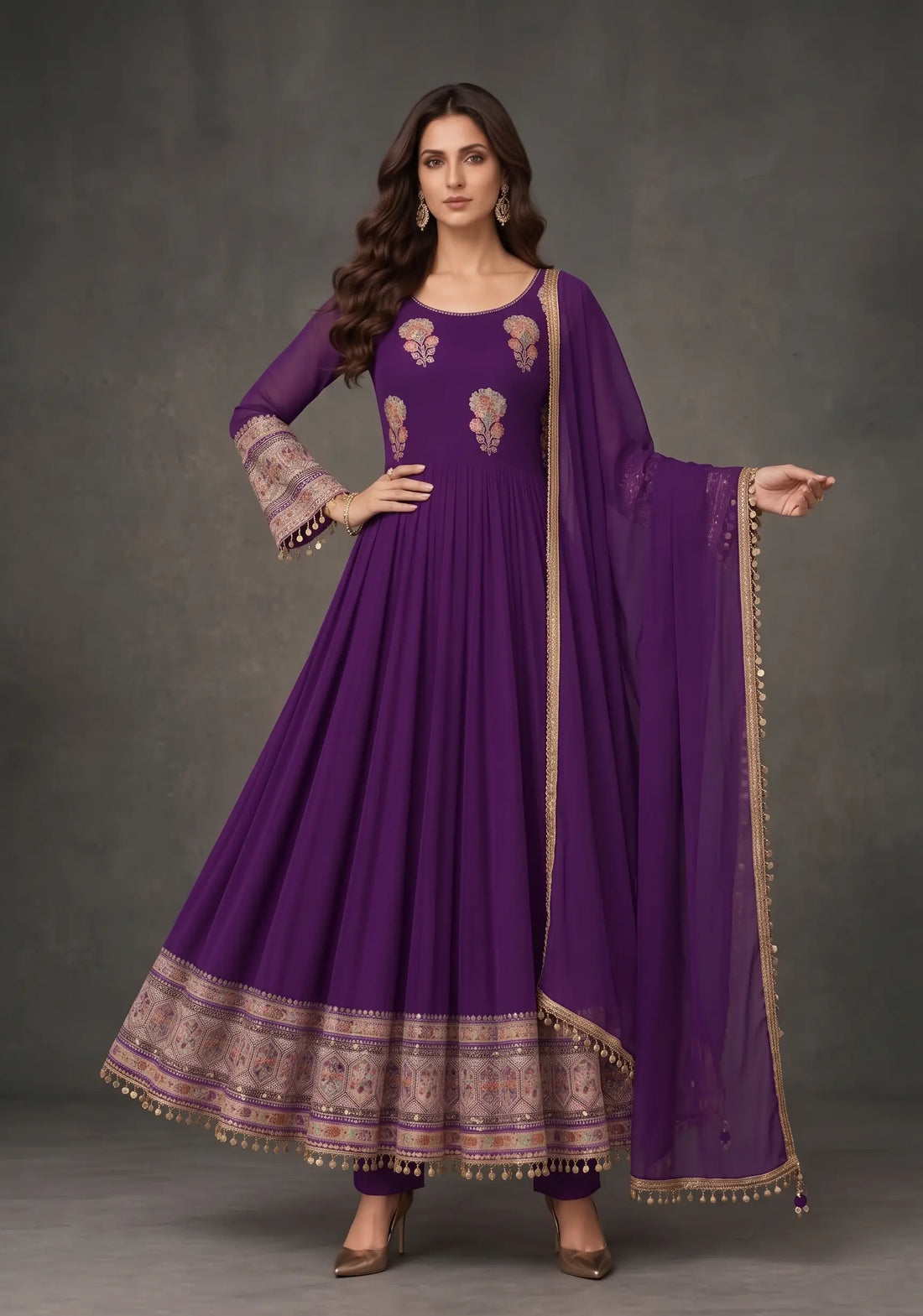 Imperial Plum Suit Set