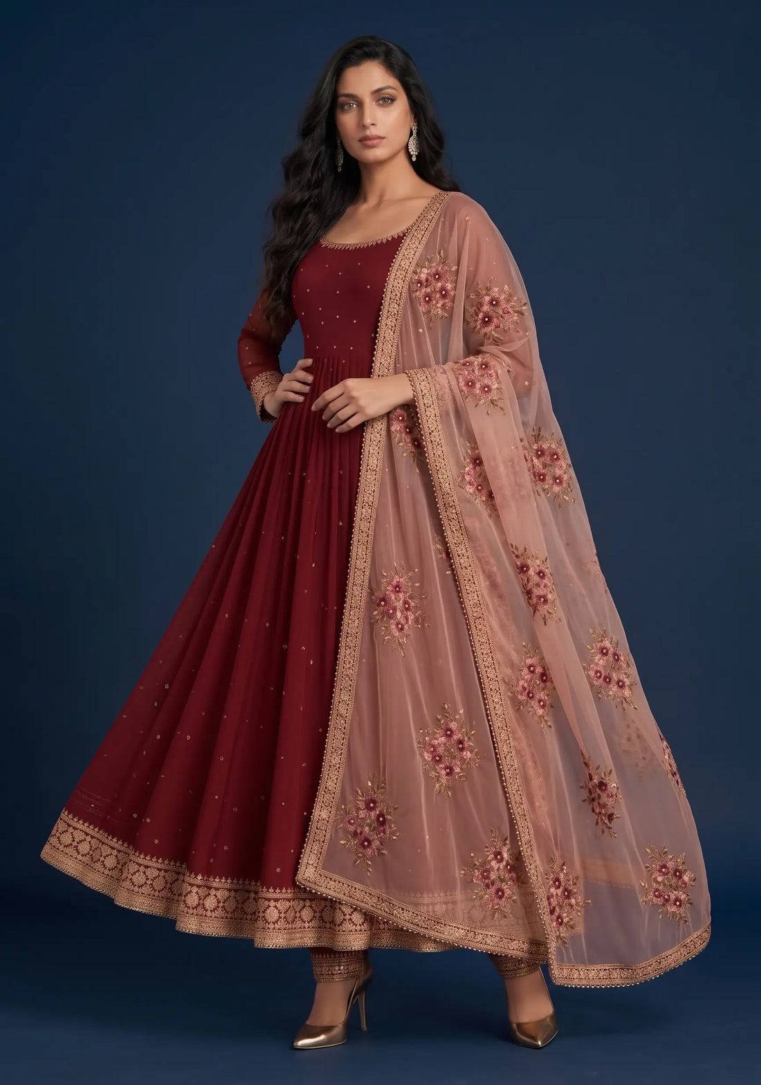 Mrinalini Anarkali Set
