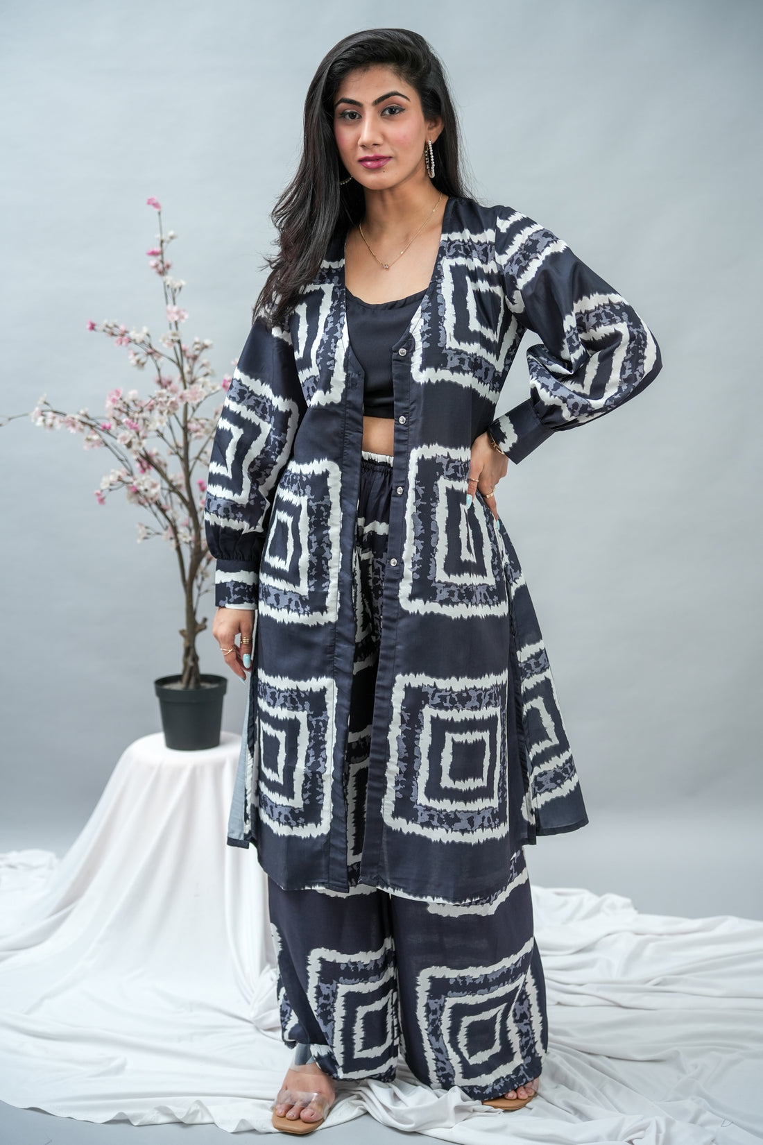 Black Whisperer Co-ord Set- 52502C-B