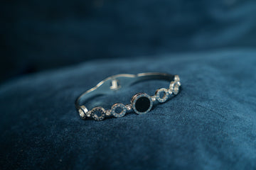 Sliver Plated Roman Kada Bracelet- KD5010