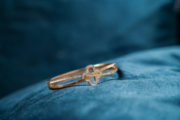 Rose Gold Clover Bracelet- KD5006