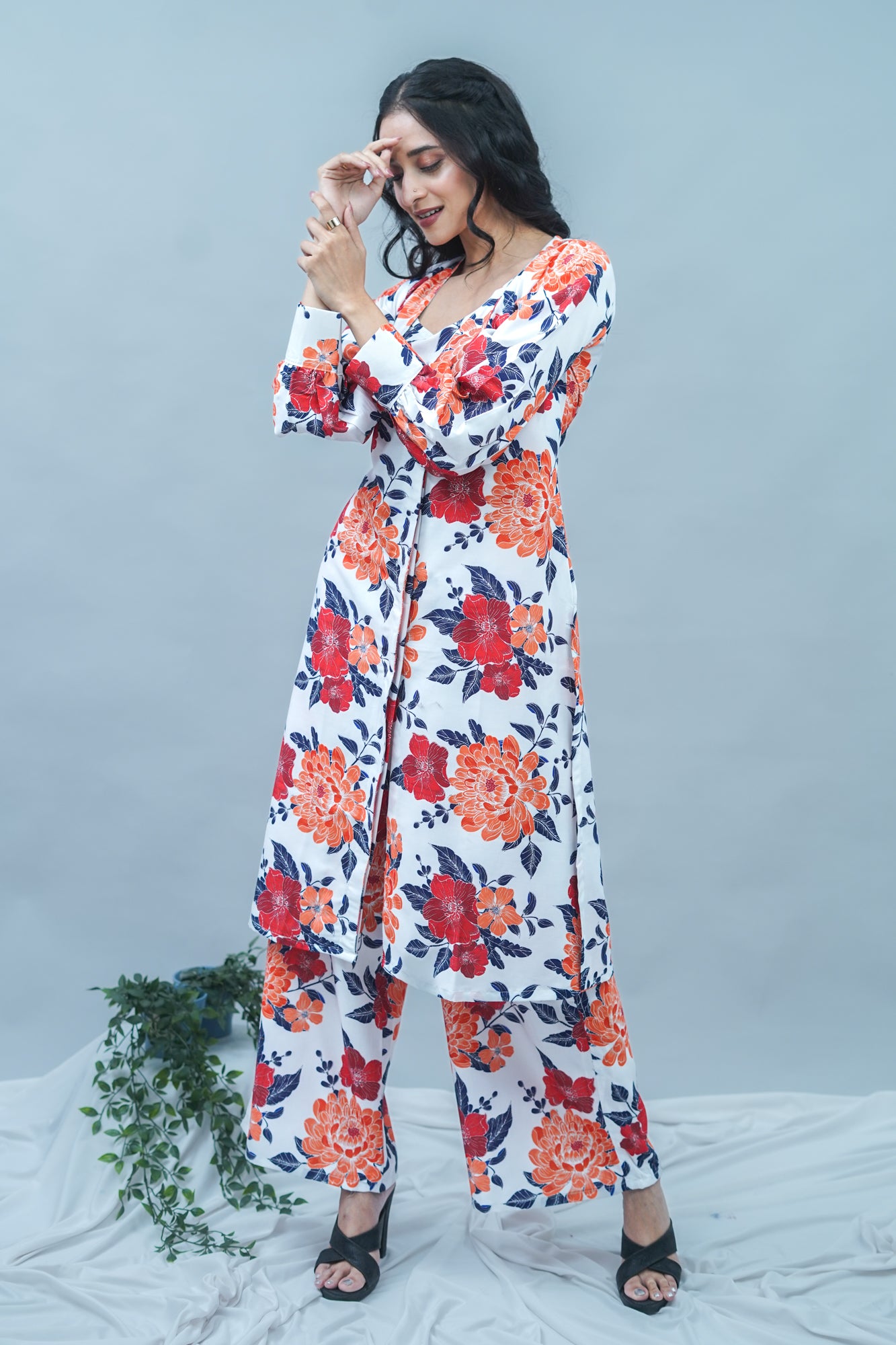 Floral Grace Co-ord Set- 52524C