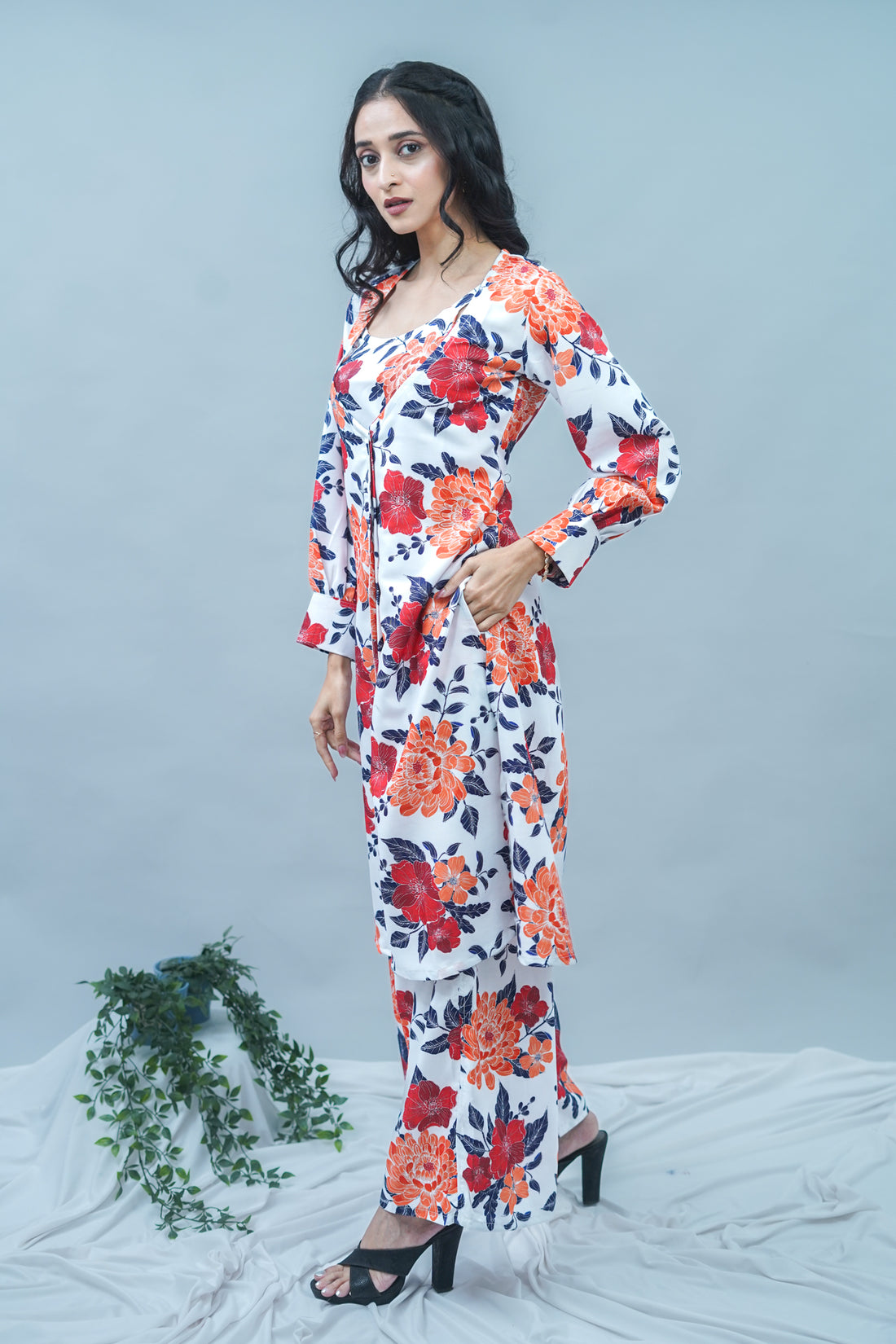 Floral Grace Co-ord Set- 52524C