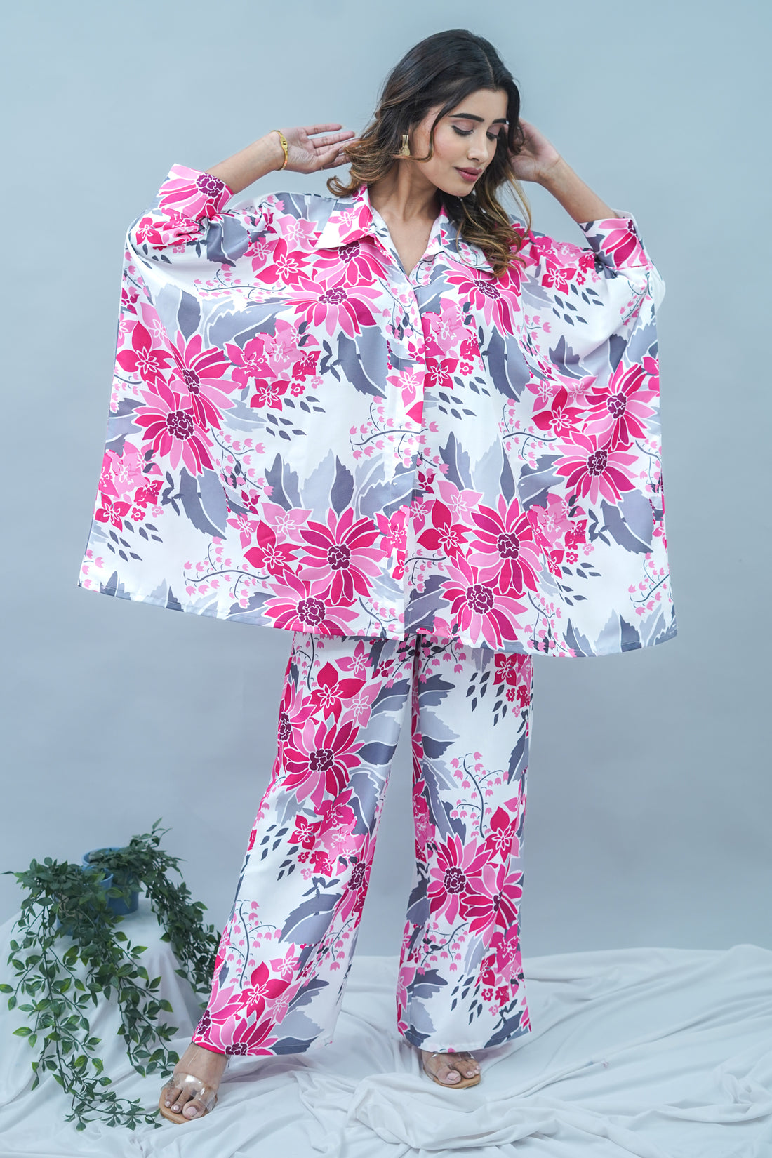 Floral Breeze Co-ord Set- 52525C