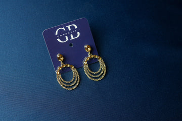 Antique Gold Dangled Earrings- ER5032