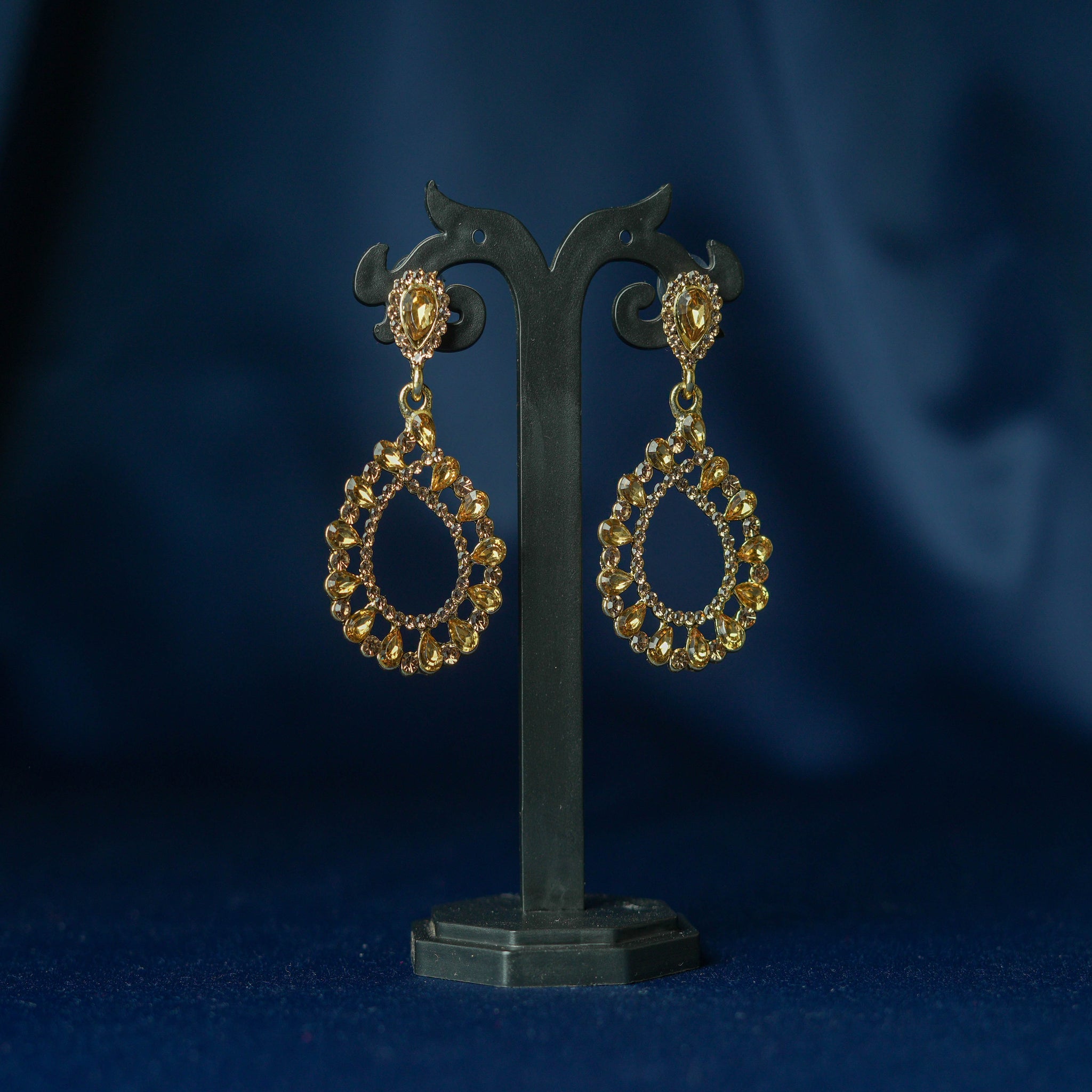 Antique Gold Drop Earrings - ER5053