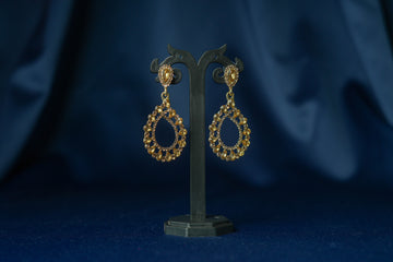 Antique Gold Drop Earrings - ER5053