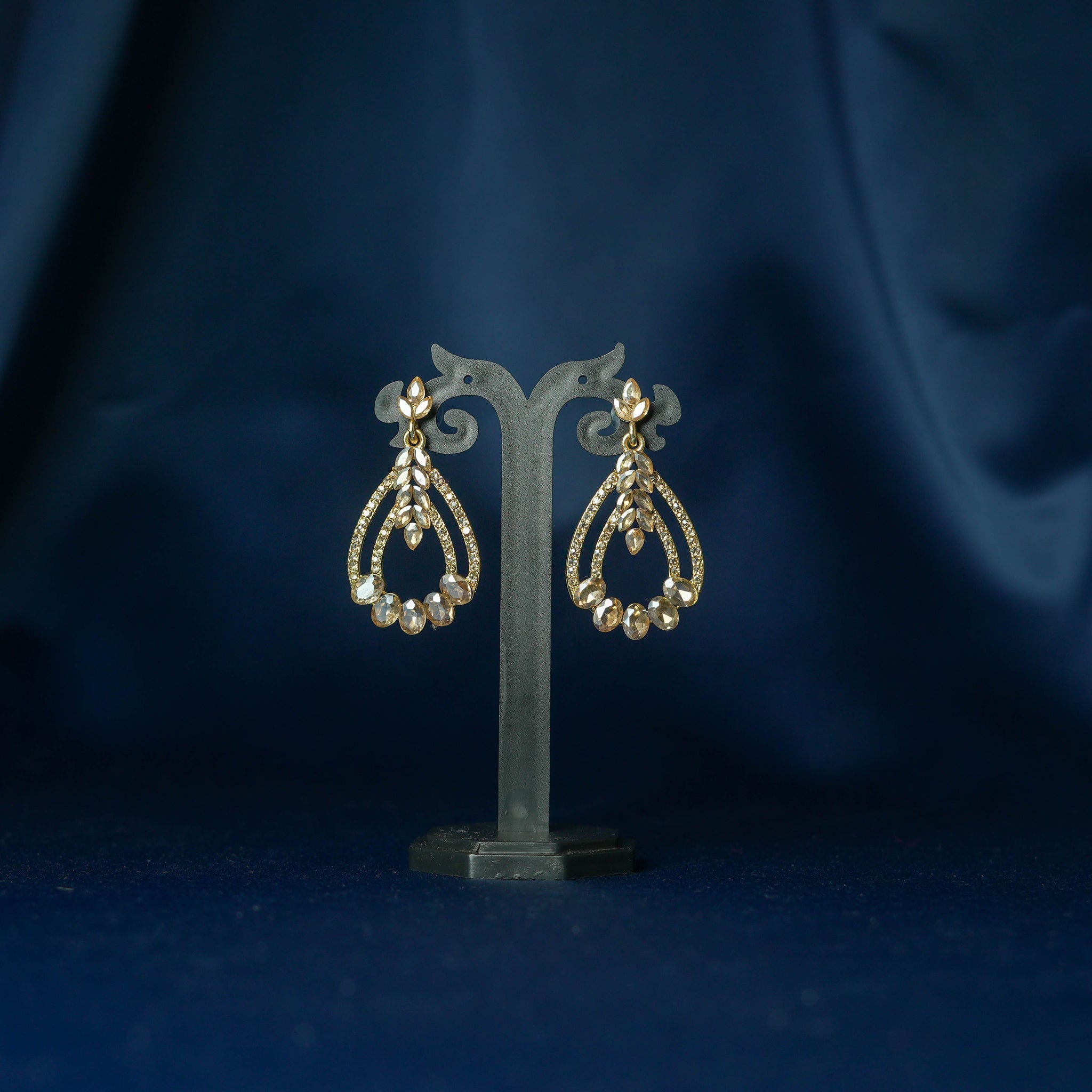 Antique Gold Drop Earrings - ER5037